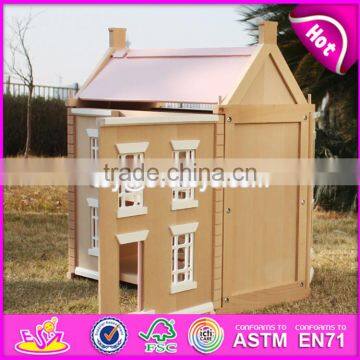 2017 New Design Lovely Wooden Girls Dollhouse for Sale W06A237 photo-5