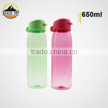 2017 Customized according to customer logopop-top can plastic cans bottle bottle sport