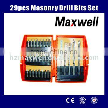 29pcs Masonry Drill & Bits Set
