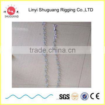 Galvanized or Ungalvanized DIN 5686 Knotted Chain