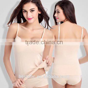 Newest Women Soft Molded Cup Padded Athletic Vest Sports Yoga Stretch Gym Fitness Vest photo-2