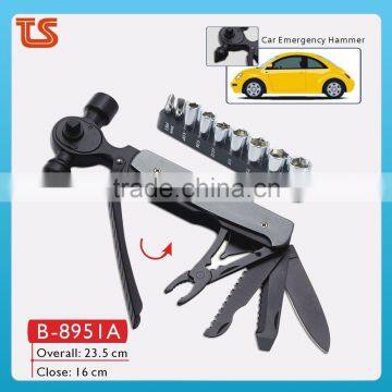 Car hammer/Stainless steel hammer/Multi tool for men gift( B-8951A )