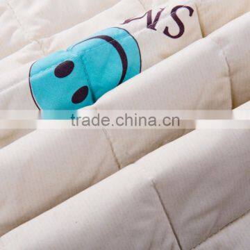 2016 Lovely Cartoon Style Summer Comforter Quilts Blanket/white Smile Design/twin Full Queen King Size Quilts photo-5