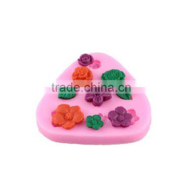Silica Gel Shaped Sugar Flowers Molding Arts Tool DIY Cake Decorating Tools 1688 Agent photo-2