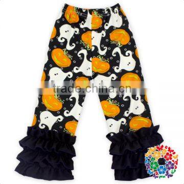 0-6 Years Old Baby Ruffle Pants Cotton & Polyester Halloween Pants Girls Ruffle Pants