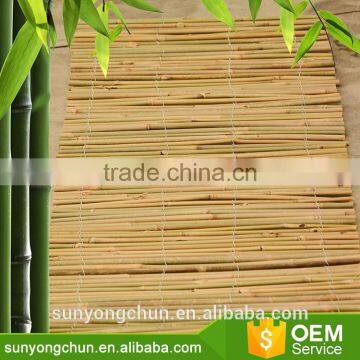 Factory Green Color Natural Dyed Bamboo Reed Cane Natural Fencing Roll photo-5