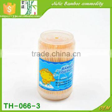 TH-066 Eco Friendly Sterile Zip-top Can Toothpick Single Point Toothpick