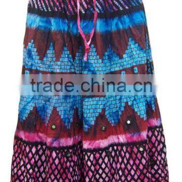 Cotton Printed Half Wrap Skirt