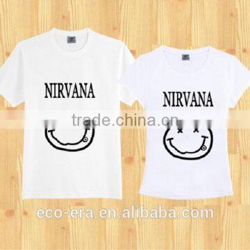 New Fashion Couple T Shirt Wholesale China Cheap Custom Design Tshirt