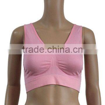 Plus size sports bra for ladies/cheerleading sports bra