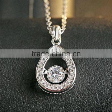 Fashion Heart Shaped Pendant for Sterling Silver Jewelry Necklace 925 Silver photo-2