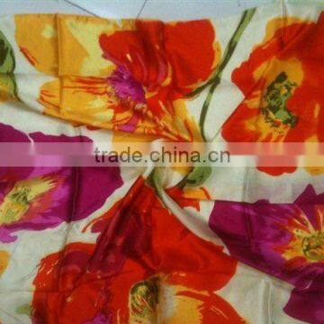 stock digital print silk satin Scarf square sik scarves small moq