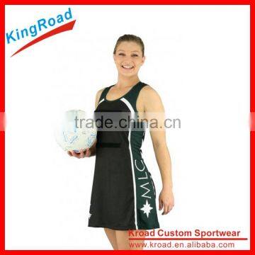 China Factory Ladies Netball Jerseys Popular Netball Bodysuits Netball Dress Uniform photo-3