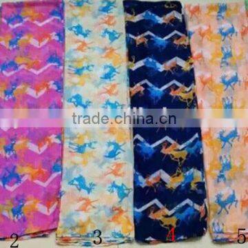 Fashion Popular Chiffon Voile Animal Scarf photo-4