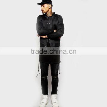 Mens Black Blank t Shirt Wholesale Long t Shirt Blank photo-3