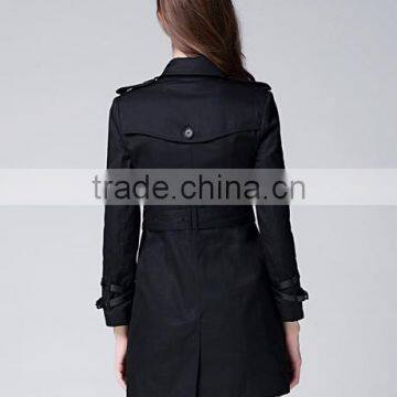 Double Breasted Fashion Design Winter Women Coat photo-3