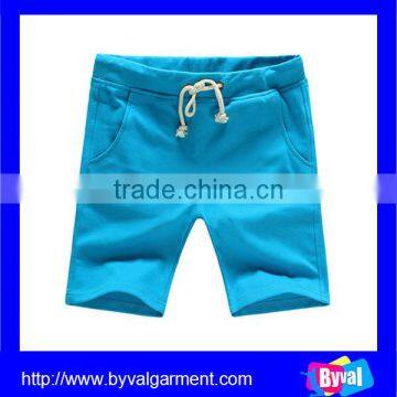 wholesale custom 100%cotton plain blank men's board shorts fashion casual beach shorts