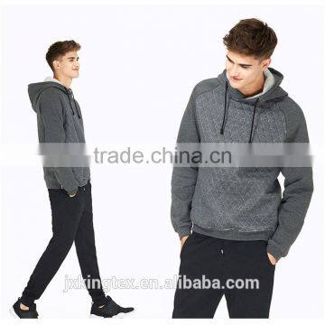 Promotion High Quality Custom Made Grey Sleeve Screen Printing T/C Fleece Xxxxl Hoodies Outdoor Sports Wear photo-2