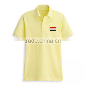 Embroidery Flag Bulk Polo Collar Design 100 Cotton Most Popular Color T-shirt photo-2