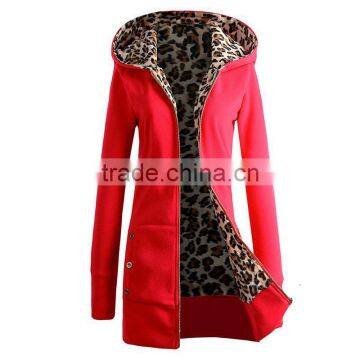 Hot Sale Custom Made Latest Womens Brushed Long Warm Thick Winter Fleece Hoodies photo-4