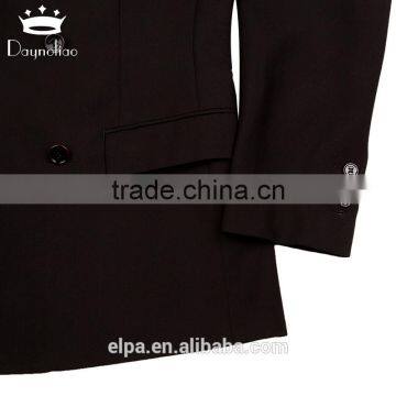 Daynoliao Half Lining Latest Design Woolen Slim Fitted Black Men Dress Blazer Designs photo-6