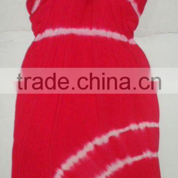 2012 hot sell seamless tie-dyed ladies maxi dress