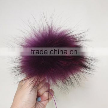 Myfur Custom Color and Size Wholesale Real Raccoon Fur Ball