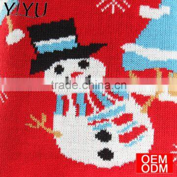 Snowflake christmas sweater woman 2017 knitted jumper ugly christmas sweater