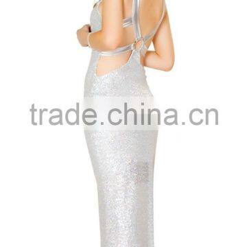 Women's Sexy Fashion Elegant Mermaid Gown Sequined Evening Gown photo-5