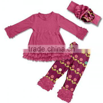 bulk wholesale kids clothing casual girls dresses and pants 2pcs set