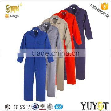 cheap ordinary multi-color polycotton workwear coveralls