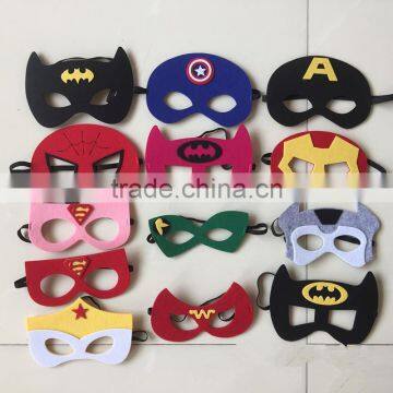 Cheap movie cosplay hero felt the flash halloween eye mask