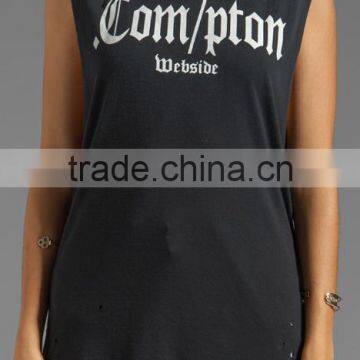 Women Dance Graphic Printing Tank Tops photo-4