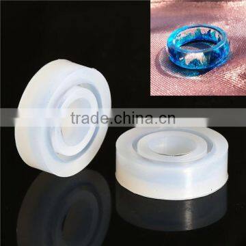 Silicone Resin Mold Finger Ring White 30mm Dia.