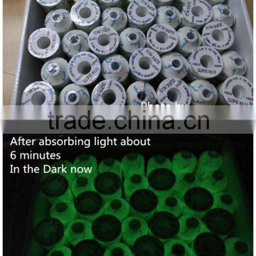 Wholesales Simthread glow in the dark embroidery thread 500m ~ 2 kgs each