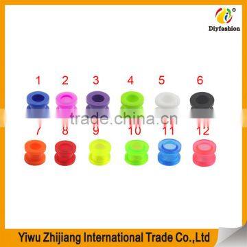 Screw Flesh Tunnels Ear Plugs Acrylic Stretching Body Piercing Jewelry photo-4