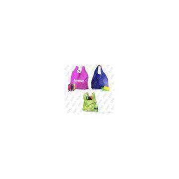 OEM / ODM Foldable Shopping Bags, Coloful RPET Carrier Bag With Printed Logo