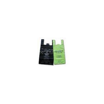 Custom retail Biodegradable Shopping Bags for t-shirt packaging in supermarkets