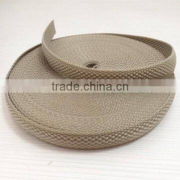 3/4 inch single color polypropylene webbing