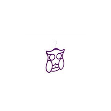 Velvet scarf organizer owl shape