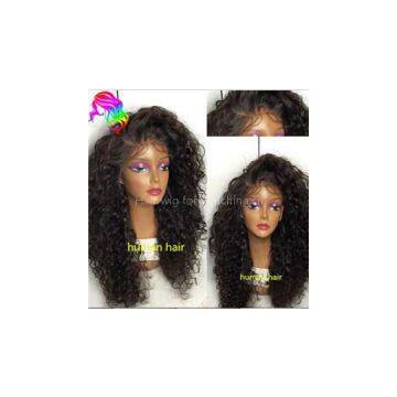 Peruvian Human Hair Full Lace Wig Curly