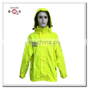 Waterproof Orange Motor Bike Rain Jacket photo-4