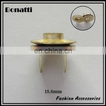 golden plate magnetic button