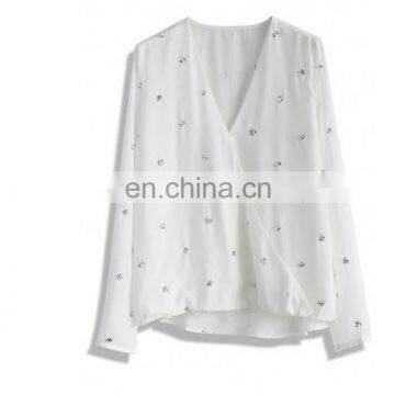Dazzling Sequin Dots Wrapped Top photo-4