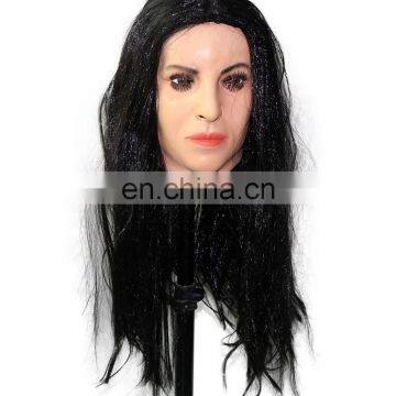 2016 hotsale Non-toxic Latex Full Head Realistic DIY Female Mask With CE international approvals