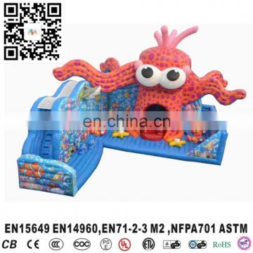 Cheap Price Giant Octopus Inflatable Bounce Slide with High Quality For Sell