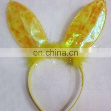 big ear rabbit feather easter headband