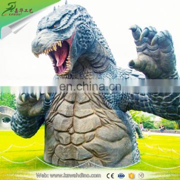 KAWAH Fiberglass Animatronic Gaint Godzilla Statue