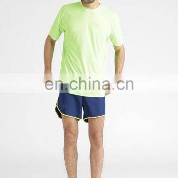4 Stretch Deep Blue Elasticated Waistband Men Sports Trainning Shorts ,running Shorts photo-4