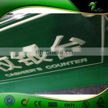 Professional acrylic custom display cashier counter